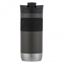 Contigo Trinkflasche SnapSeal Byron 2.0 Thermo Edelstahl (Thermalock-Vakuumisolierung) 470ml Sake grau